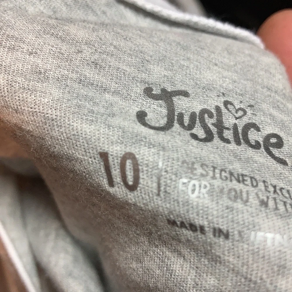 Justice K Bye Size 10 Long‎ Sleeve (Girls)